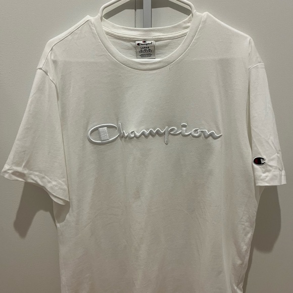 Champion White Men's T-Shirt - Picture 2 of 5